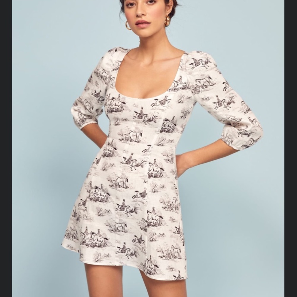 Reformation Maxine mini dress Britannia NWT